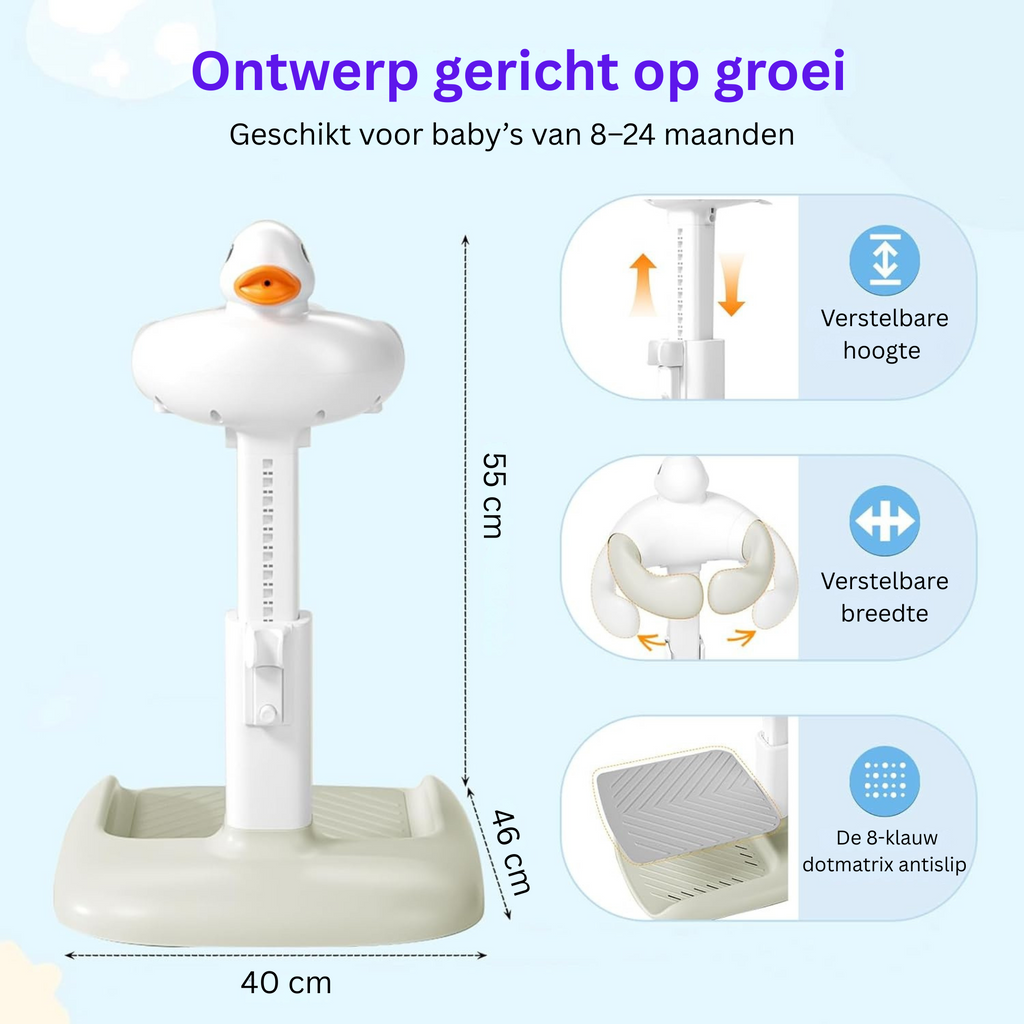 BadBuddy™  Verstelbare Badsteun voor Baby’s