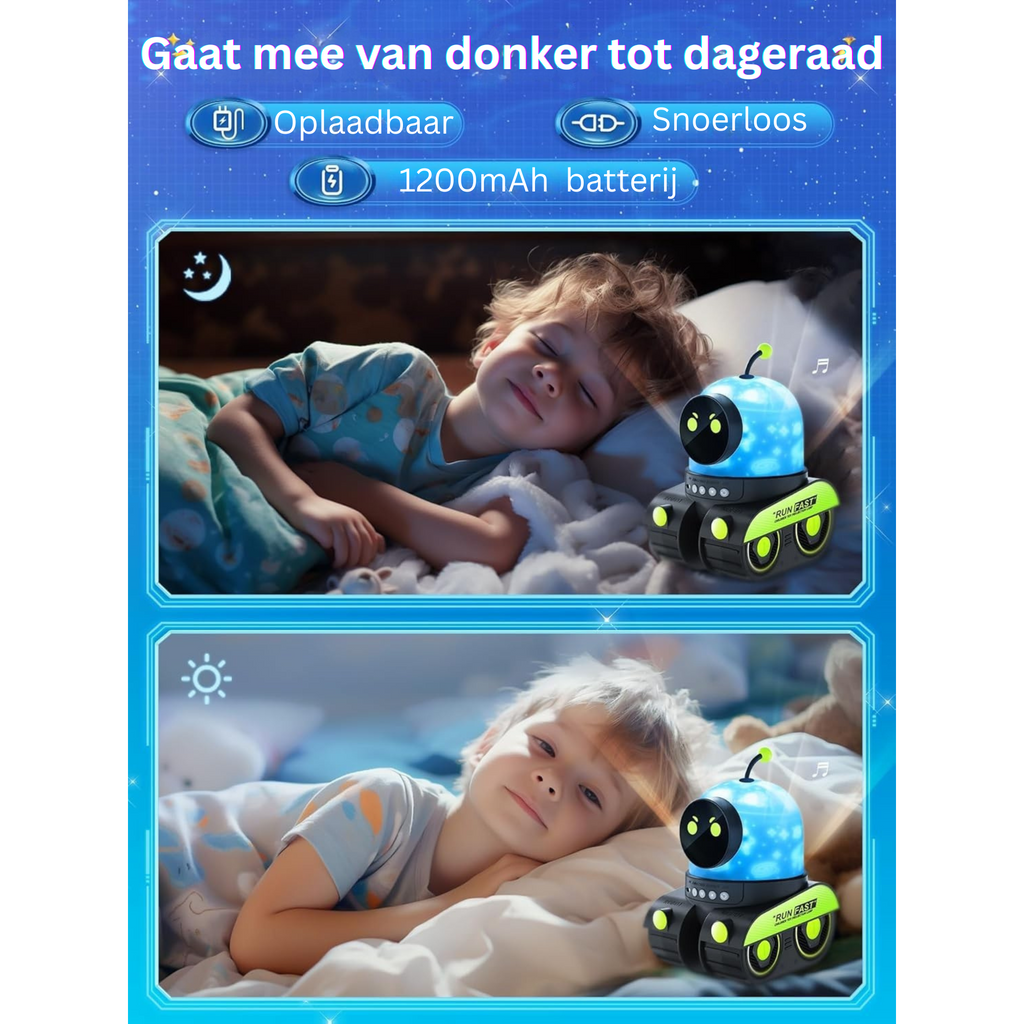 DroomGloed™ Robot Nachtlamp