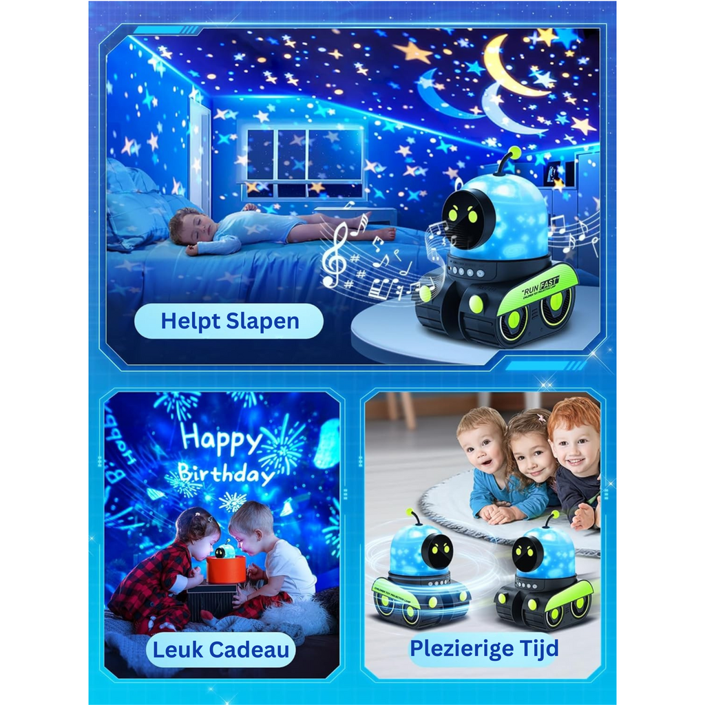 DroomGloed™ Robot Nachtlamp