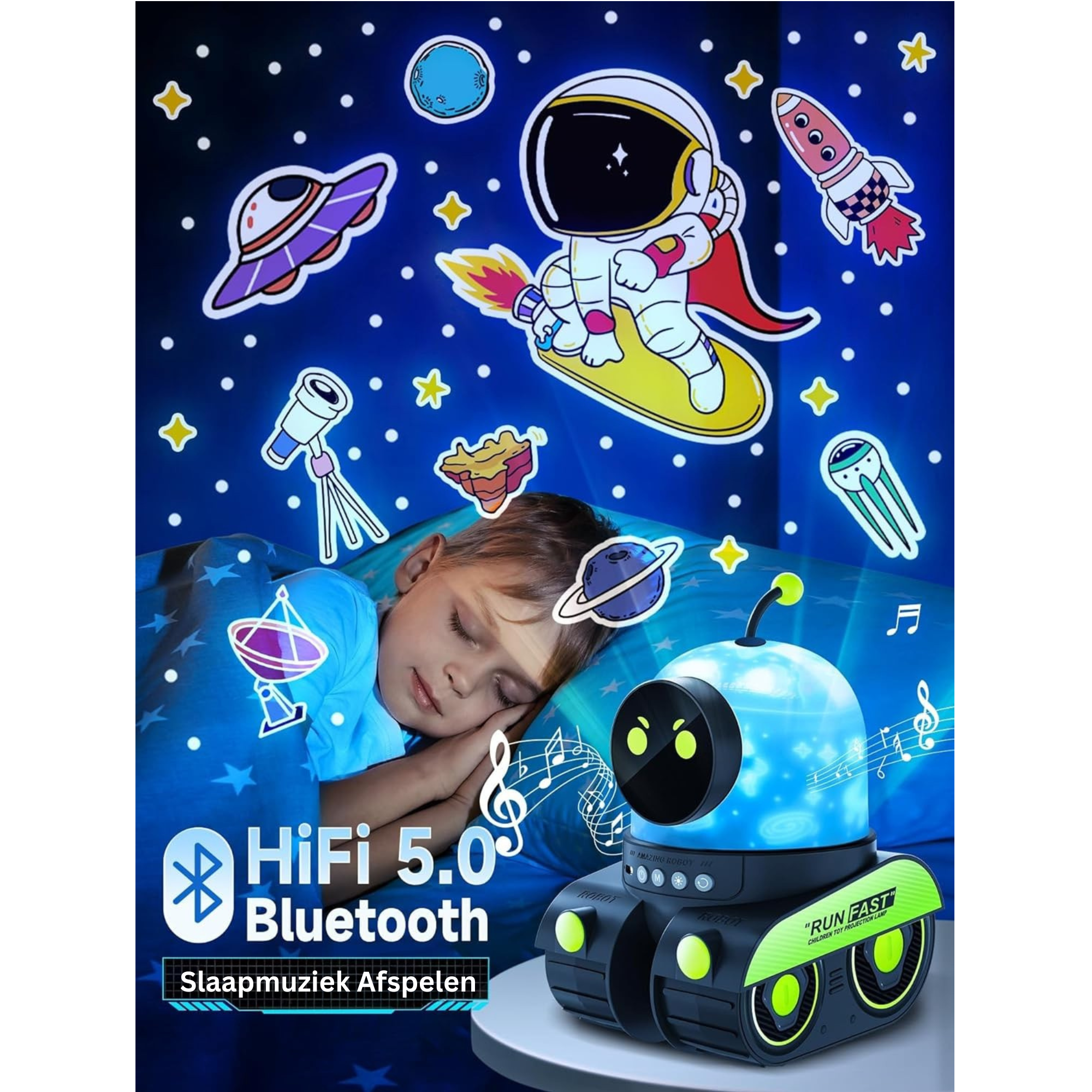 DroomGloed™ Robot Nachtlamp