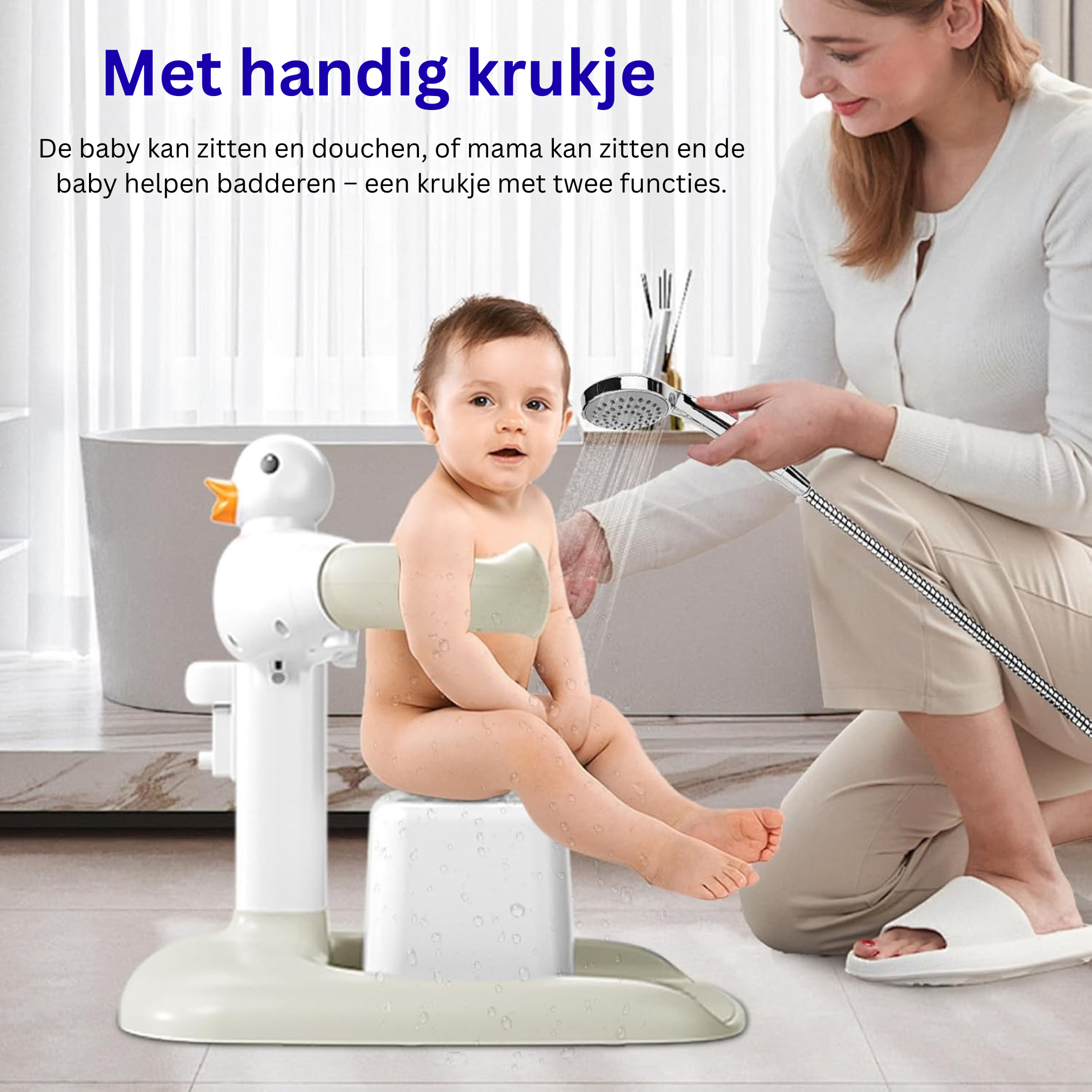 BadBuddy™  Verstelbare Badsteun voor Baby’s